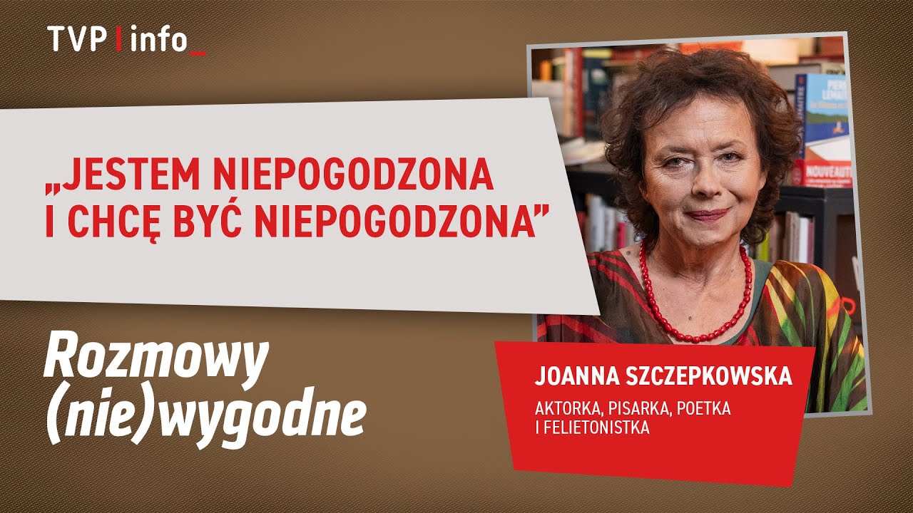 Joanna Szczepkowska: jestem niepogodzona i chcę być NIEPOGODZONA | ROZMOWY (NIE)WYGODNE