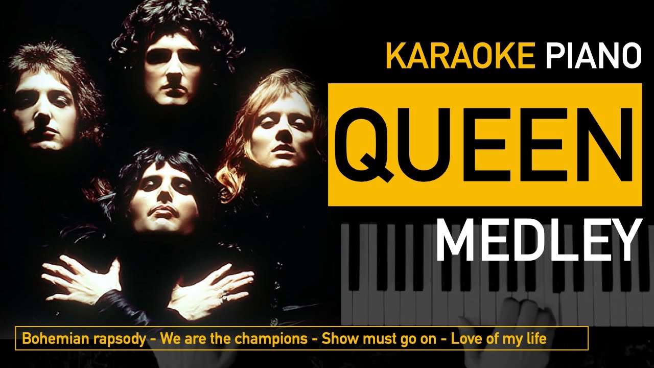 Queen Medley | Piano Karaoke + Partitura | sheet music