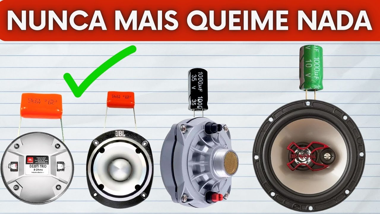 COMO CORTAR O GRAVE USANDO CAPACITORES DRIVER E TWITTER CORRETAMENTE! + DICAS