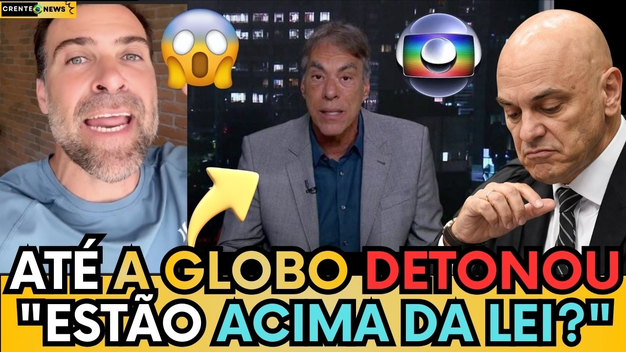 🚨 PILHADO EXPLODE AO VIVO! COMENTARISTA DA GLOBO DIZ QUE &ldquo;O STF EST&Aacute; FORA DA LEI&rdquo;! - ASSISTA AGORA