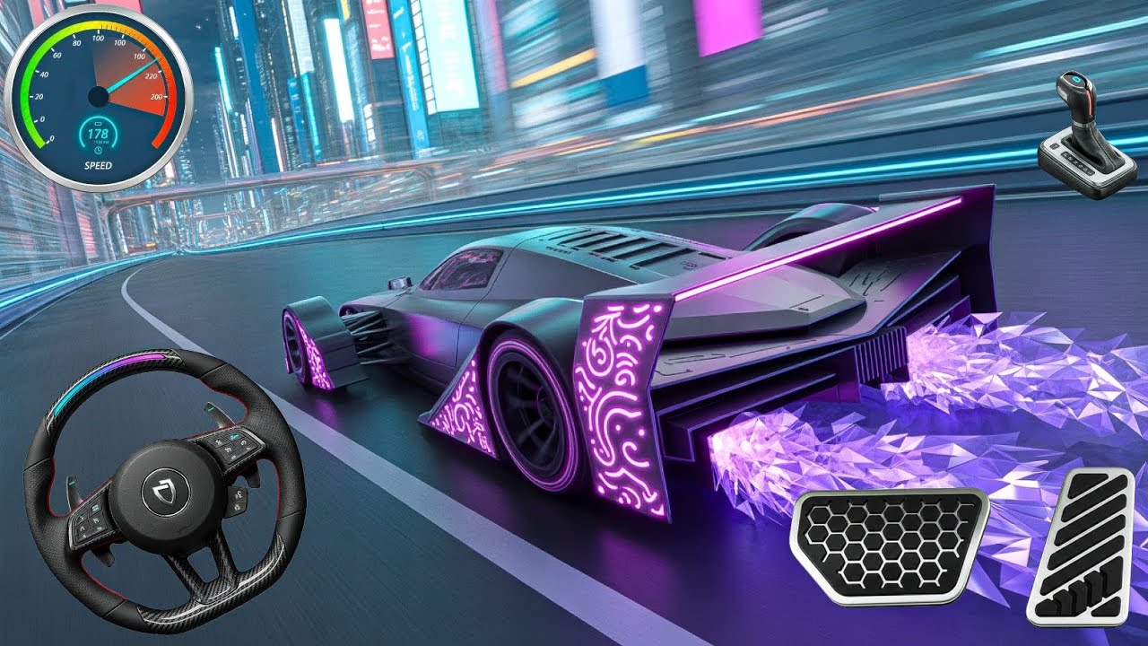 Ultimate Neon Hypercar Race in Futuristic City | Asphalt Gameplay