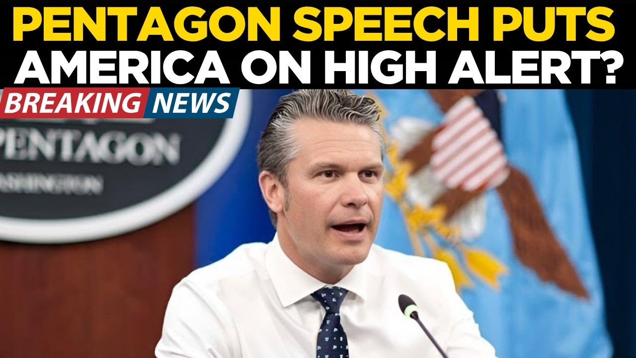 LIVE: Pentagon Speech Puts America on High Alert? | Pete Hegseth | US-Iran War | White House Update