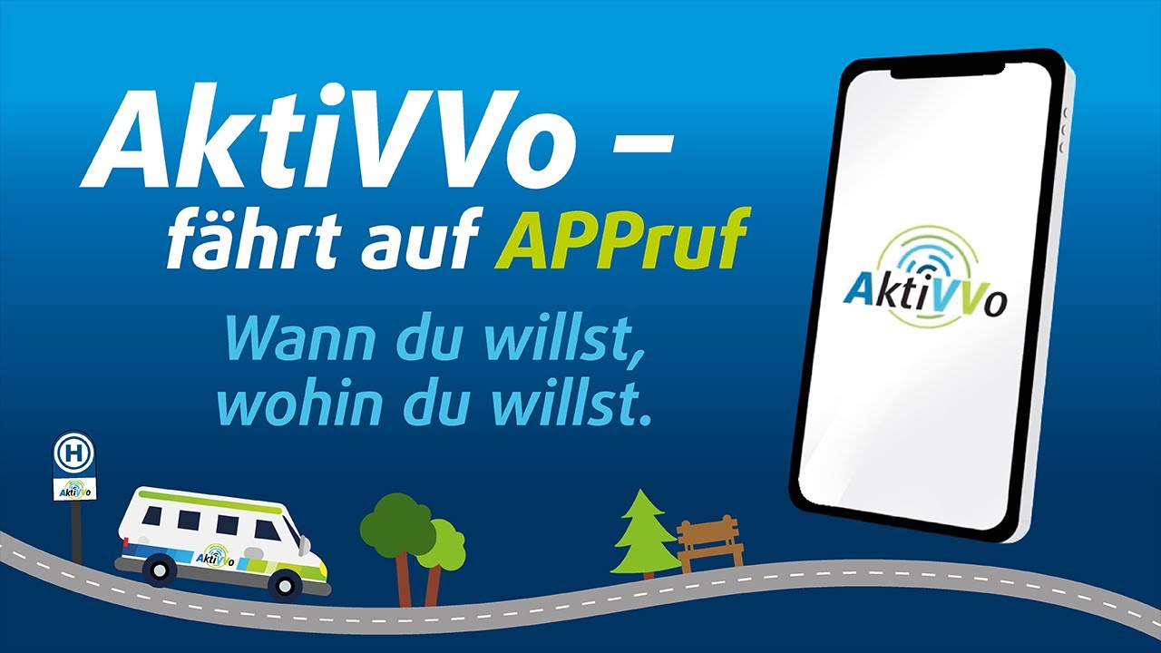 AktiVVo - Der On-Demand-Verkehr im AVV Augsburg für die Region Holzwinkel, Roth- und Zusamtal