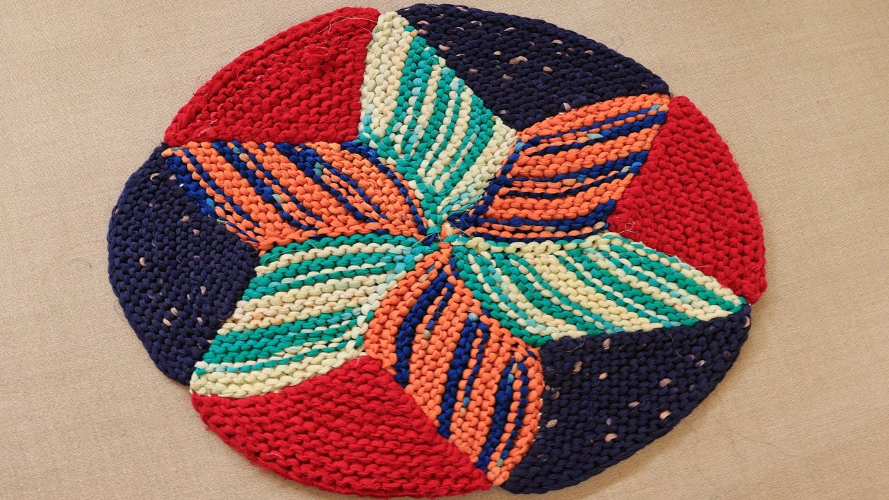 Star shape पायदान को गोल बनाना सीखे | New design doormat |