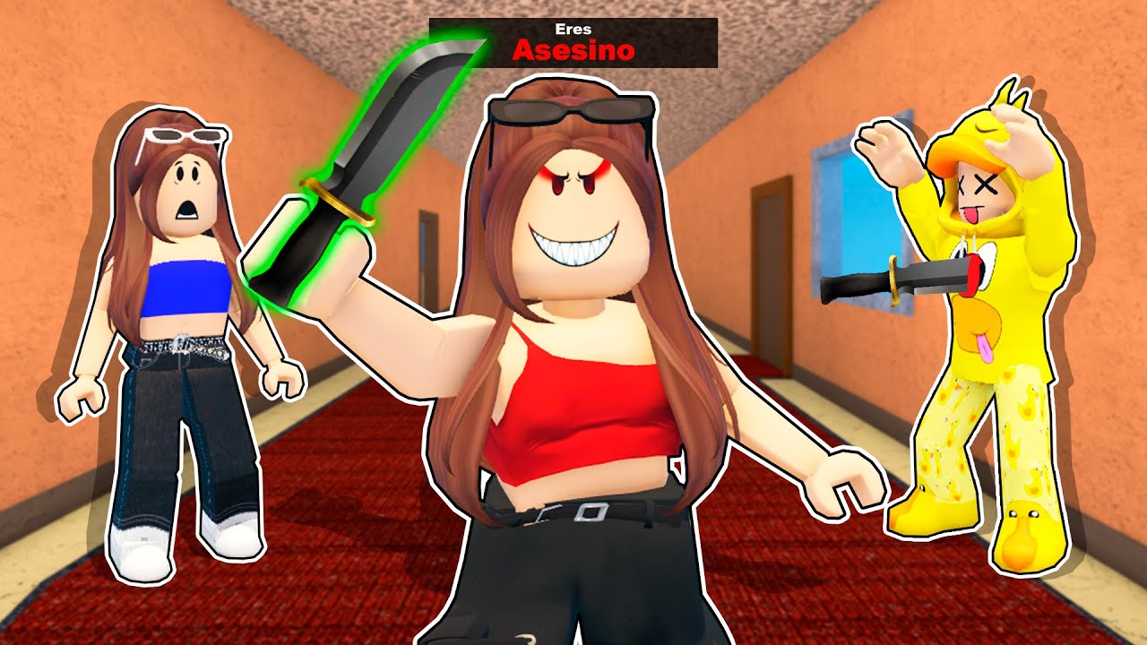 MI HERMANA GEMELA JUEGA MURDER MYSTERY POR PRIMERA VEZ EN ROBLOX!