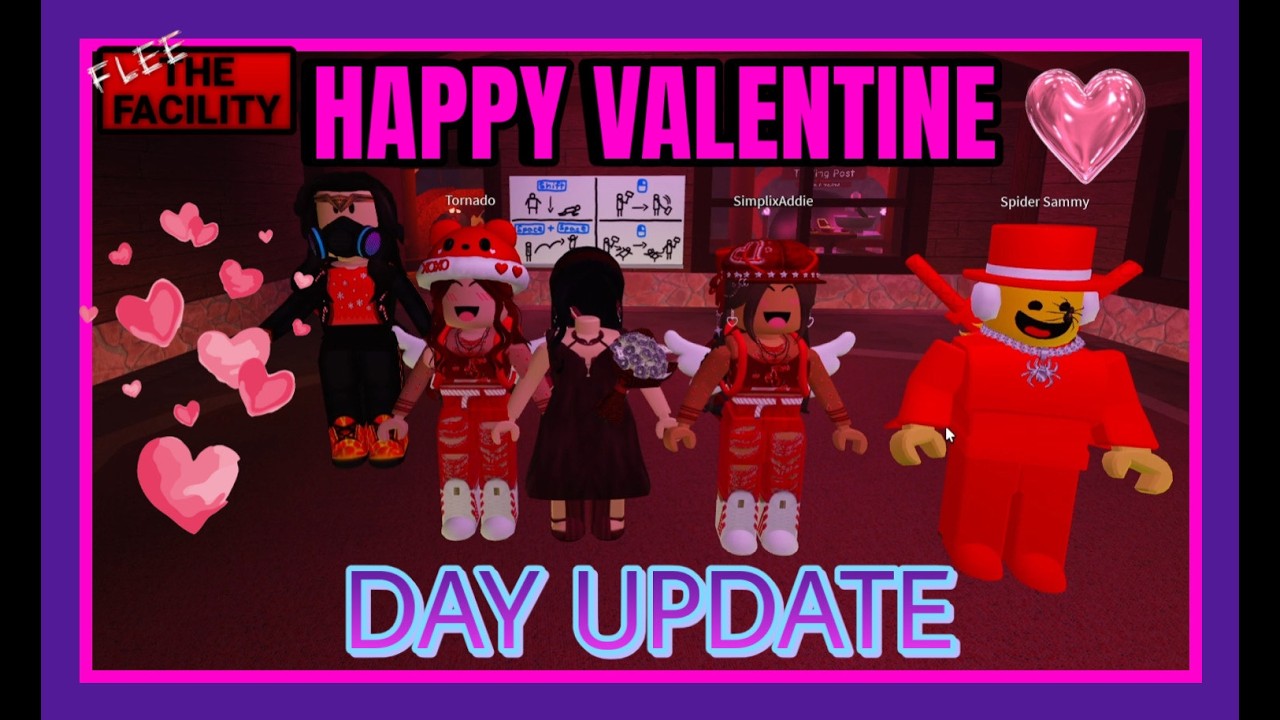 С ДНЕМ СВЯТОГО ВАЛЕНТИНА! ОБНОВЛЕНИЕ ROBLOX (СБЕГИ С ОБЪЕКТА)