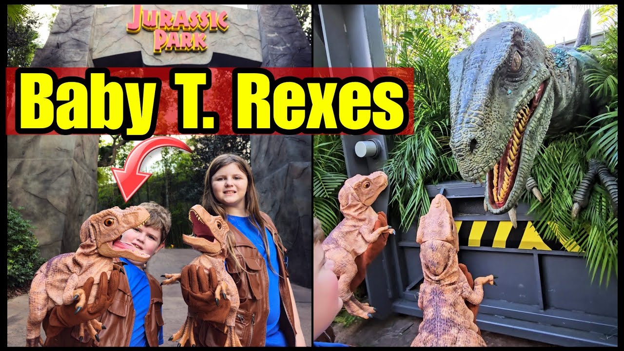 Bringing Baby T. Rexes to Jurassic Park at Islands of Adventure | Universal Studios Florida