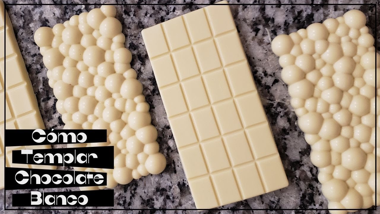 Cómo Templar/Atemperar Chocolate Blanco SIN ENSUCIAR 😉🙌