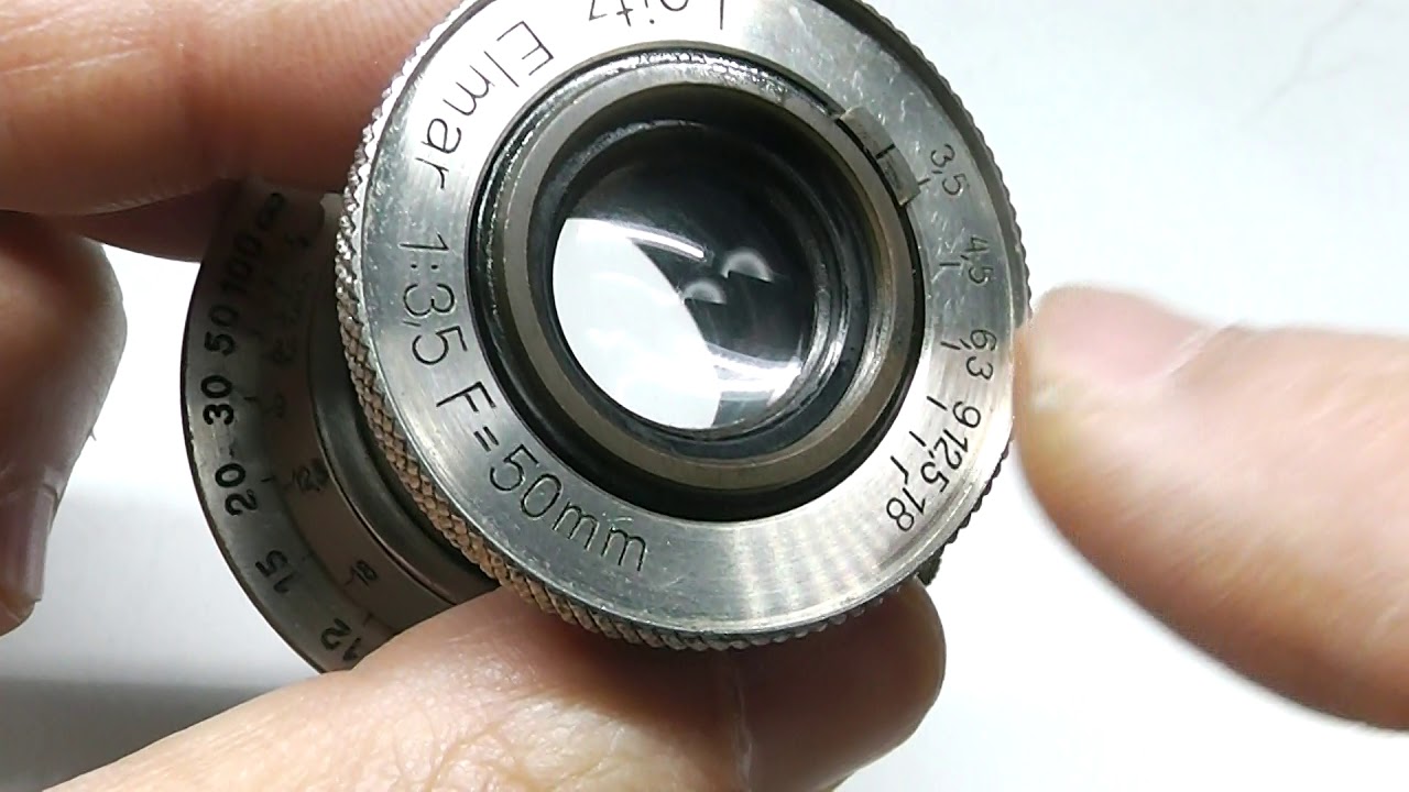 LEICA ライカ Elmar ニッケル ショートエルマー 50mm/F3.5 L