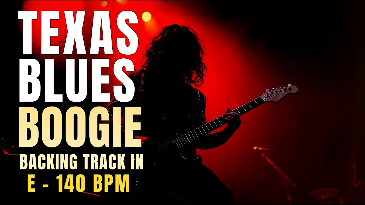 🔥 Texas Blues Boogie Backing Track in E  | 140 BPM | Guitar Jam Track