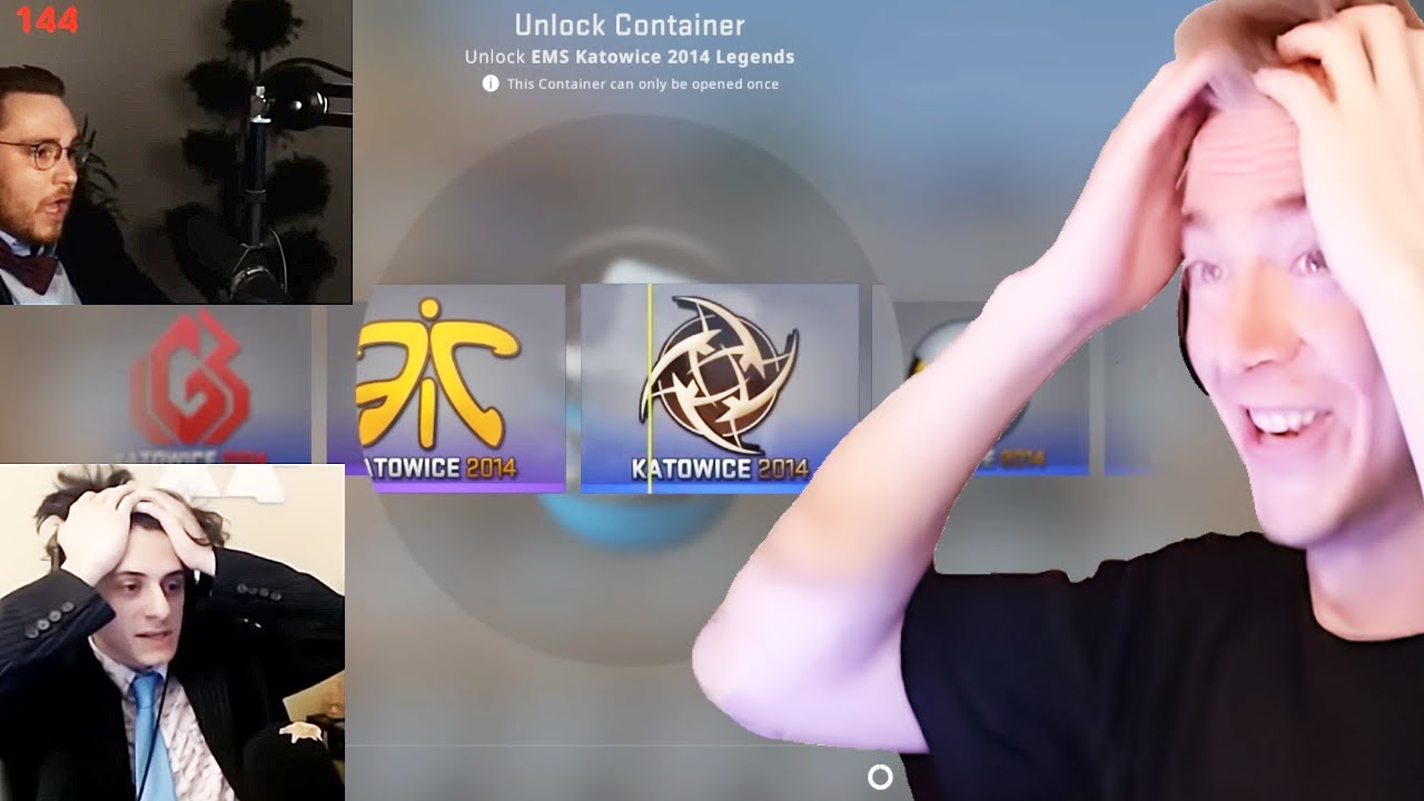 sparkles reacted to my $118,000 csgo case opening!