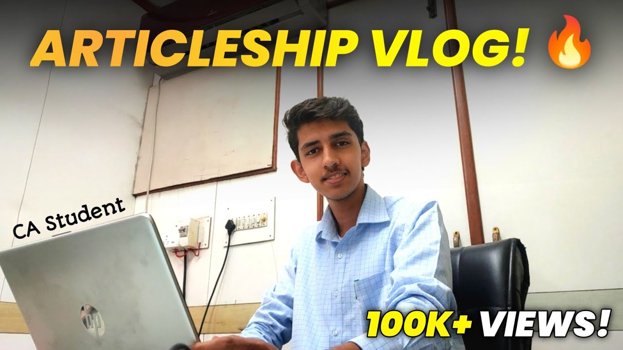 My First Vlog of CA Articleship 🔥 | A Day in Life of a CA Article | Shubham Gupta