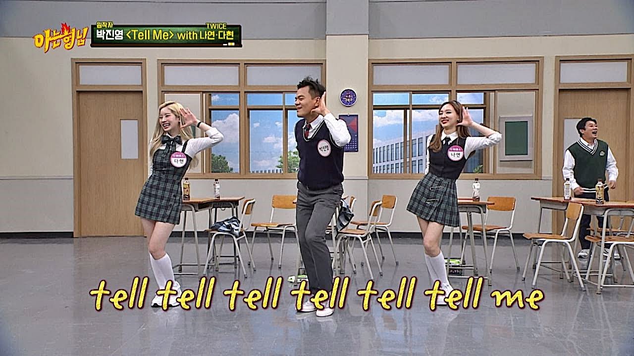 박진영(J.Y.Park)， 전국을 흔든 복고 댄스 ′Tell Me′♬ with.나연(Nayeon)x다현(Dahyun) 아는 형님(Knowing bros) 207회