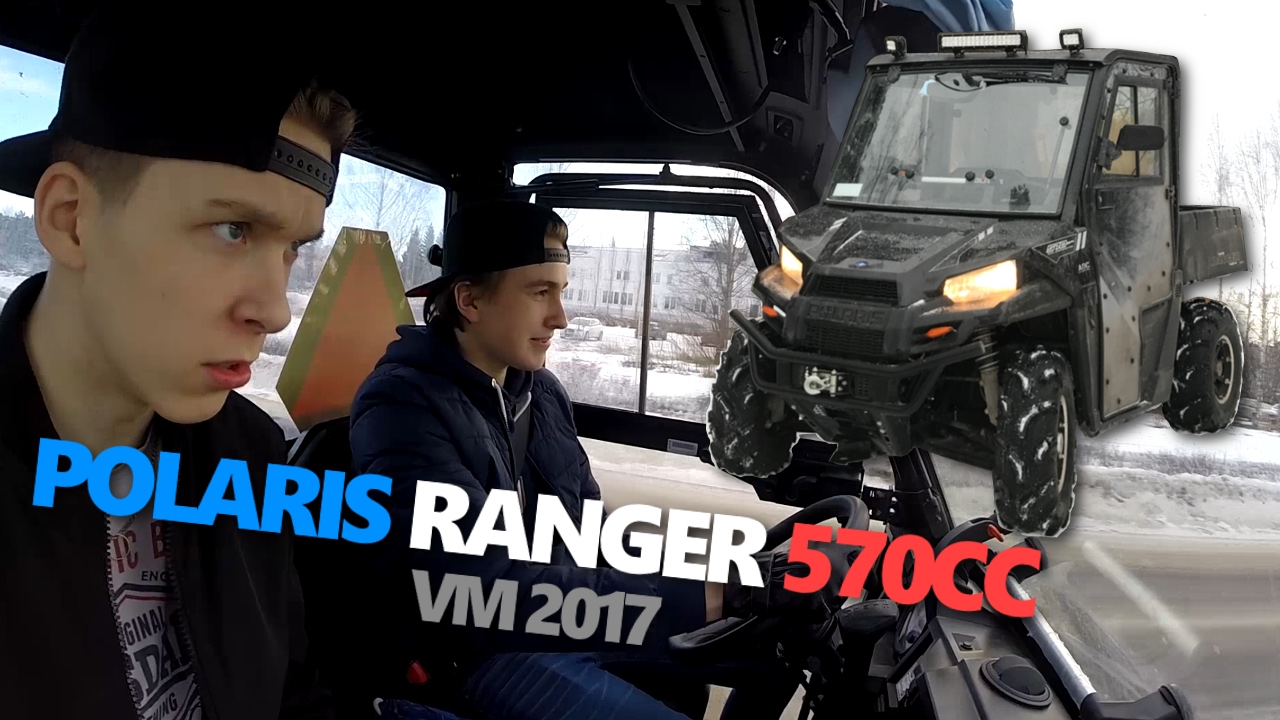 Polariksella ajelua! (Polaris Ranger 570cc)