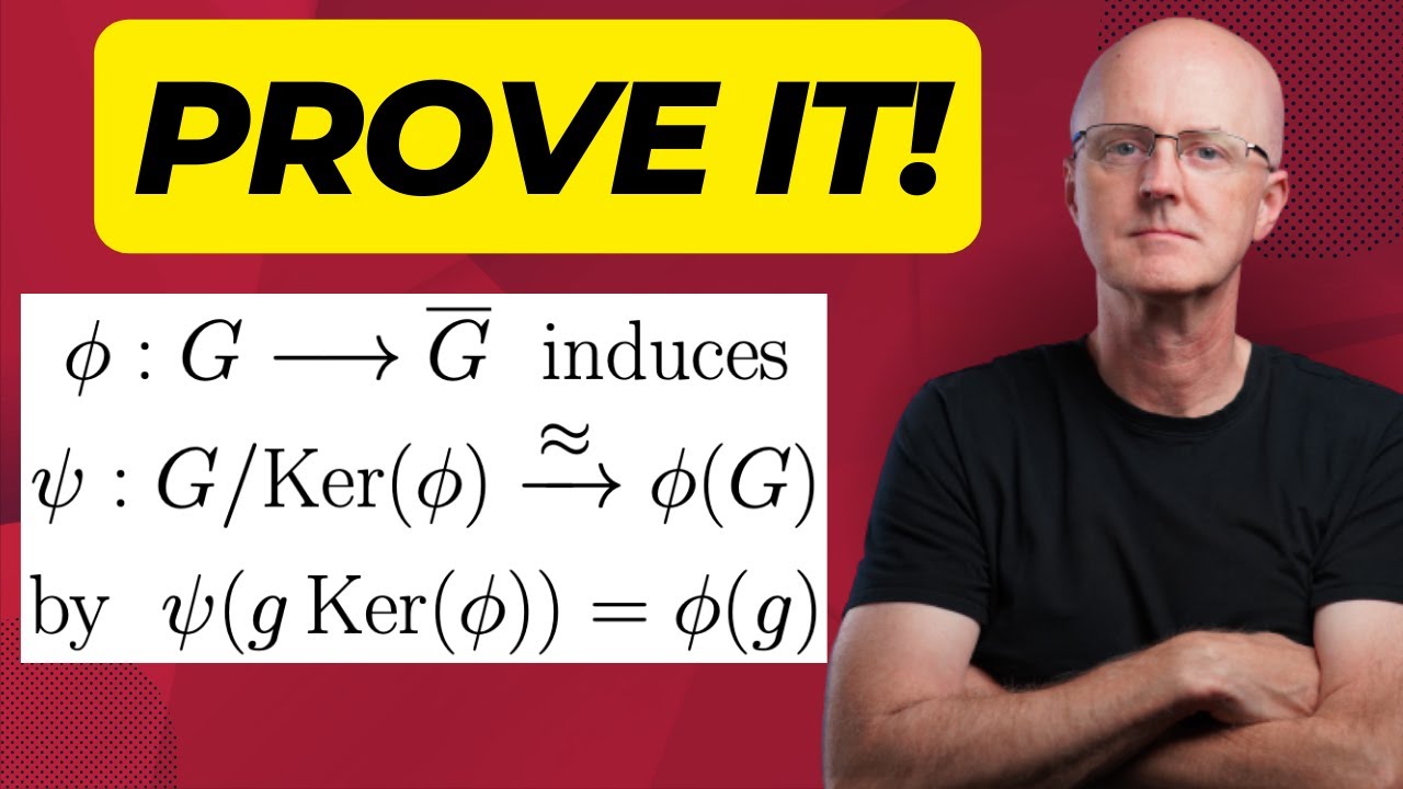 Prove the First Isomorphism Theorem for Groups