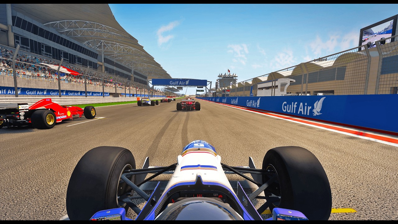 Damon Hill - Williams FW18 | Bahrain | Legend AI | F1 2013 Gameplay
