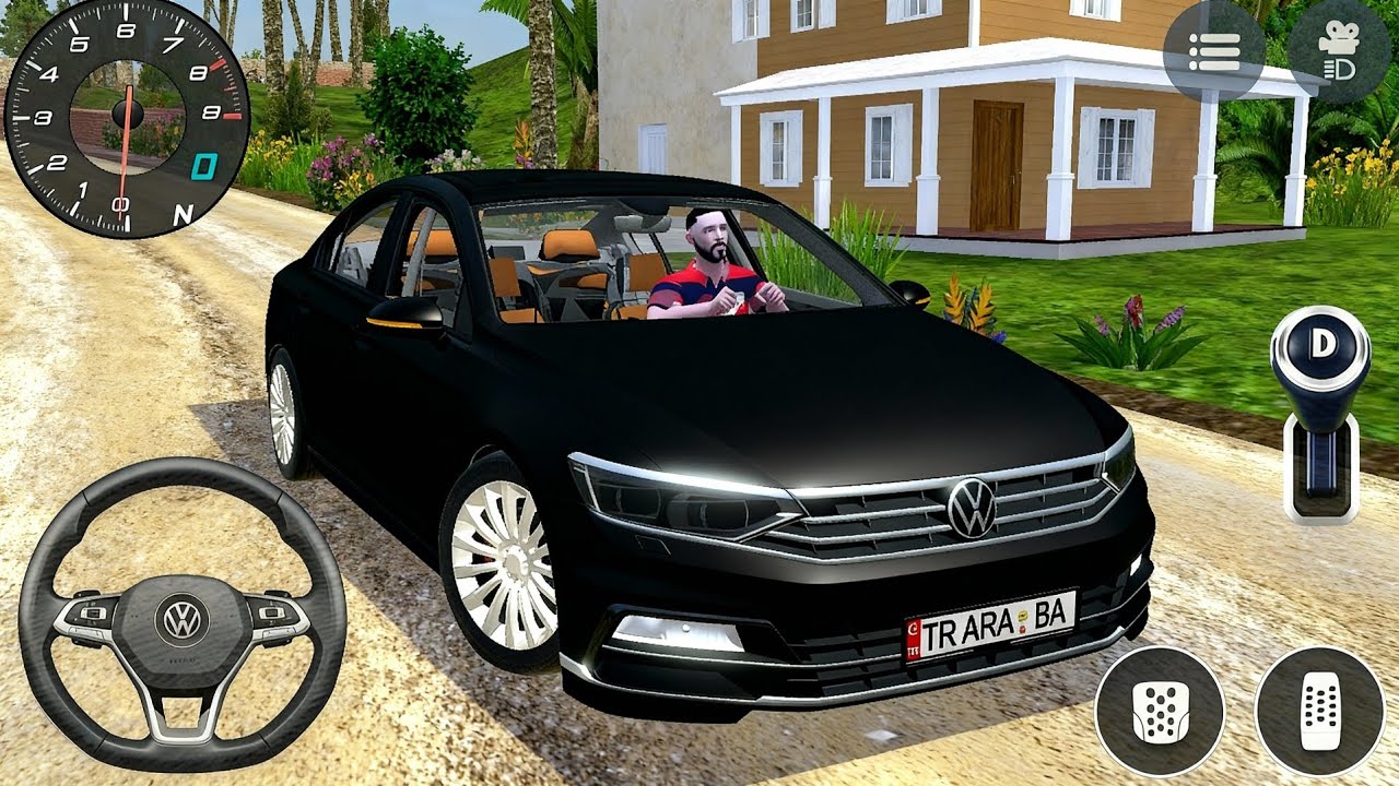 Modifiyeli Volkswagen Passat Araba Sürüş Oyunu - New Etiket Online Multiplayer #2 - Android Gameplay