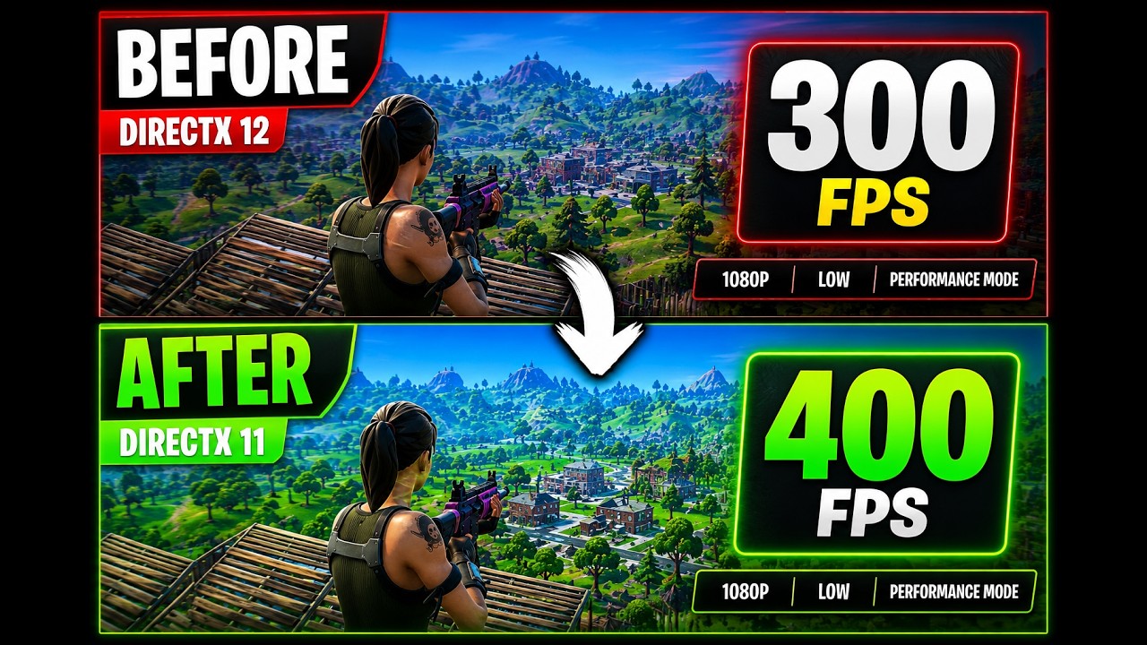 How to Get LEGACY Performance Mode Back in Fortnite Chapter 7 *HUGE FPS BOOST*