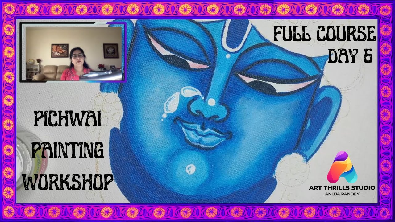 Pichwai Painting Live Tutorial: Day 6
