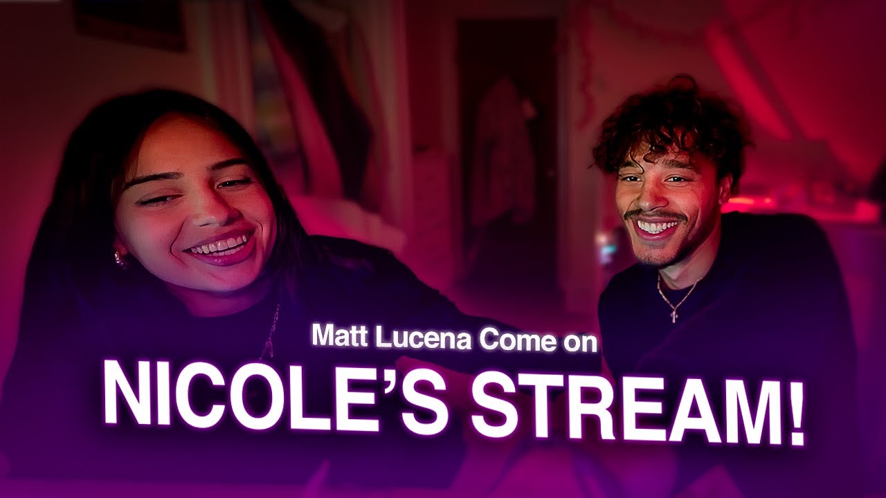Matt Lucena Comes On Nicole's Stream!