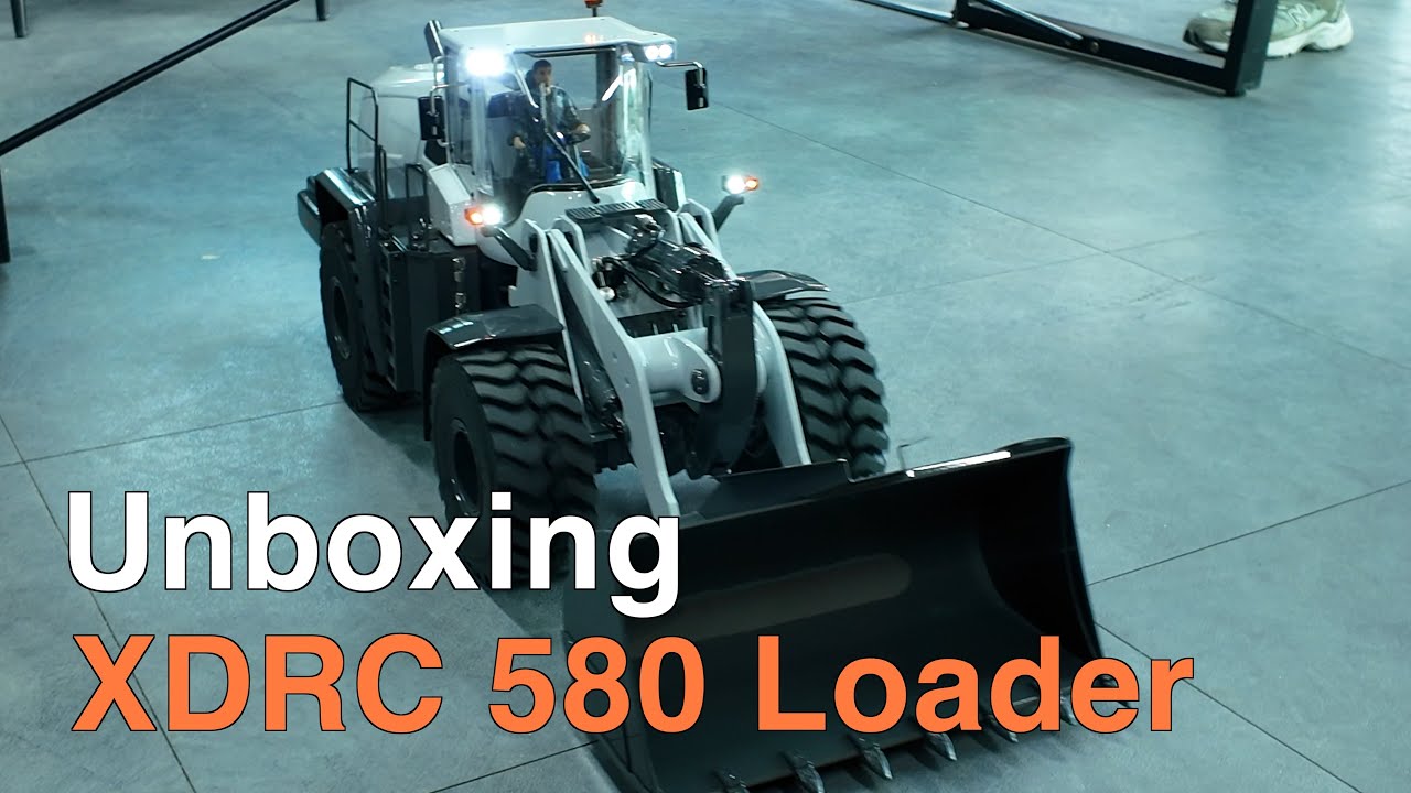 XDRC 580 loader 신제품 300만원대 유압휠로더 언박싱~ #xdm580 #hydraulicRc # newloader