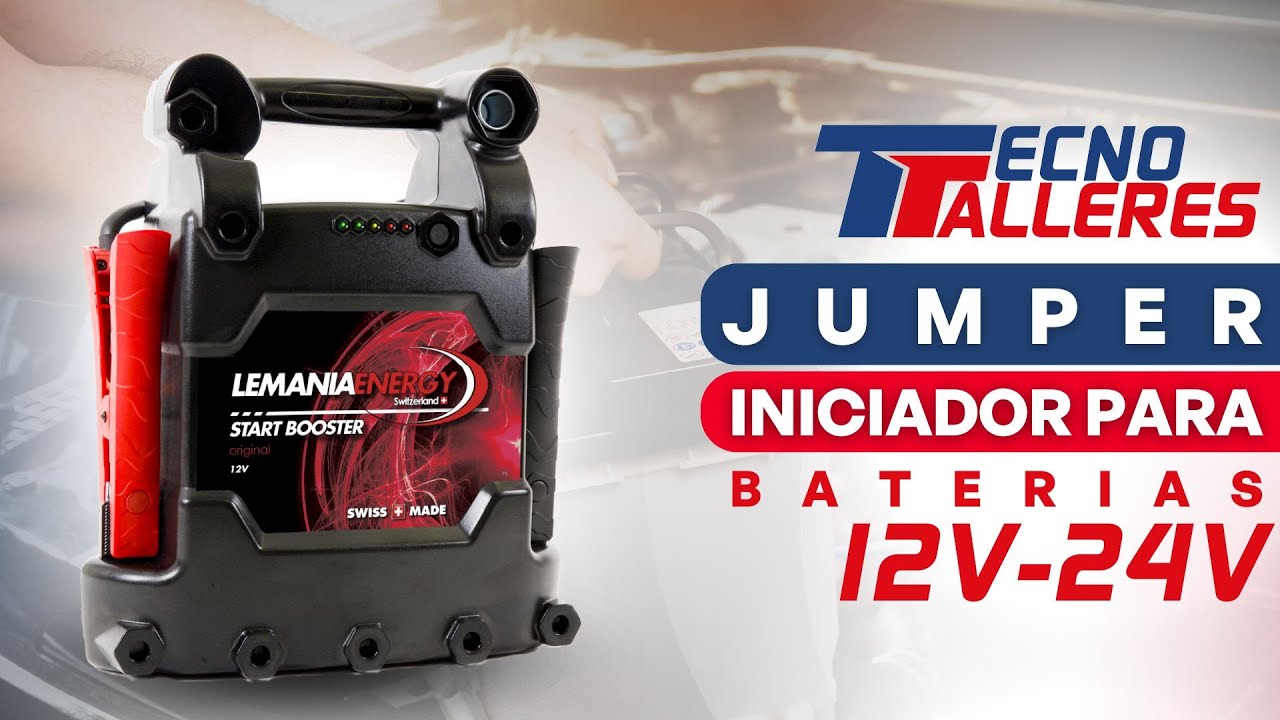 Jumper Iniciador de Bater&iacute;as 12V-24V I Lemania energy I Tecnotalleres