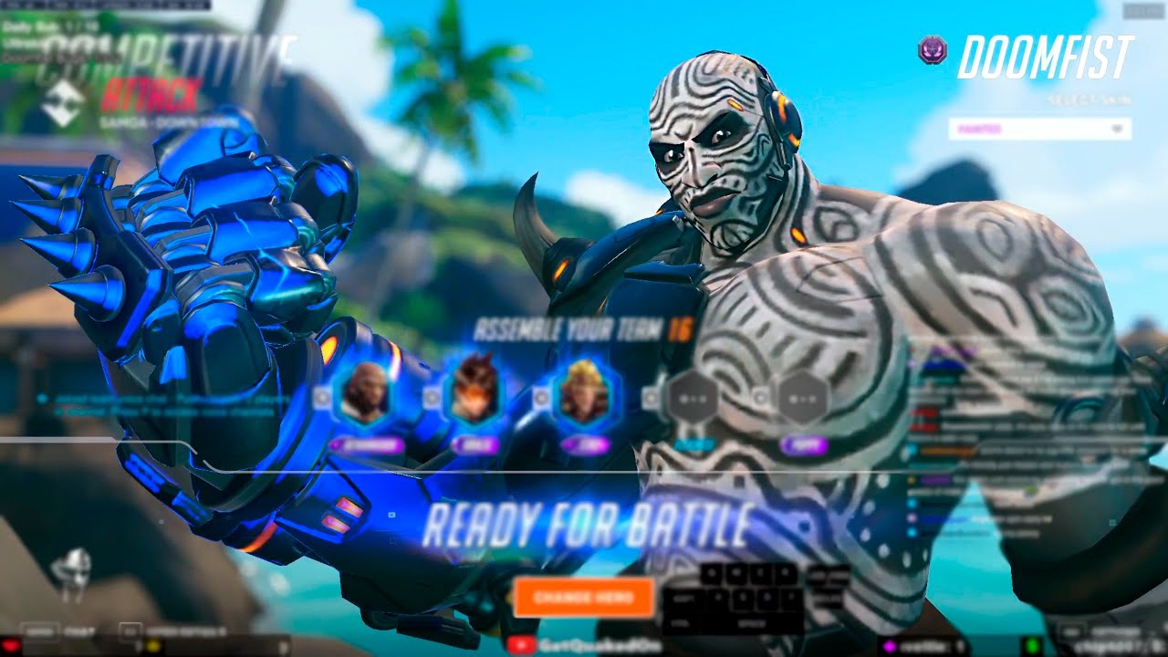 GETQUAKEDON DOOMFIST GAMEPLAY  - OVERWATCH 2 SEASON 13