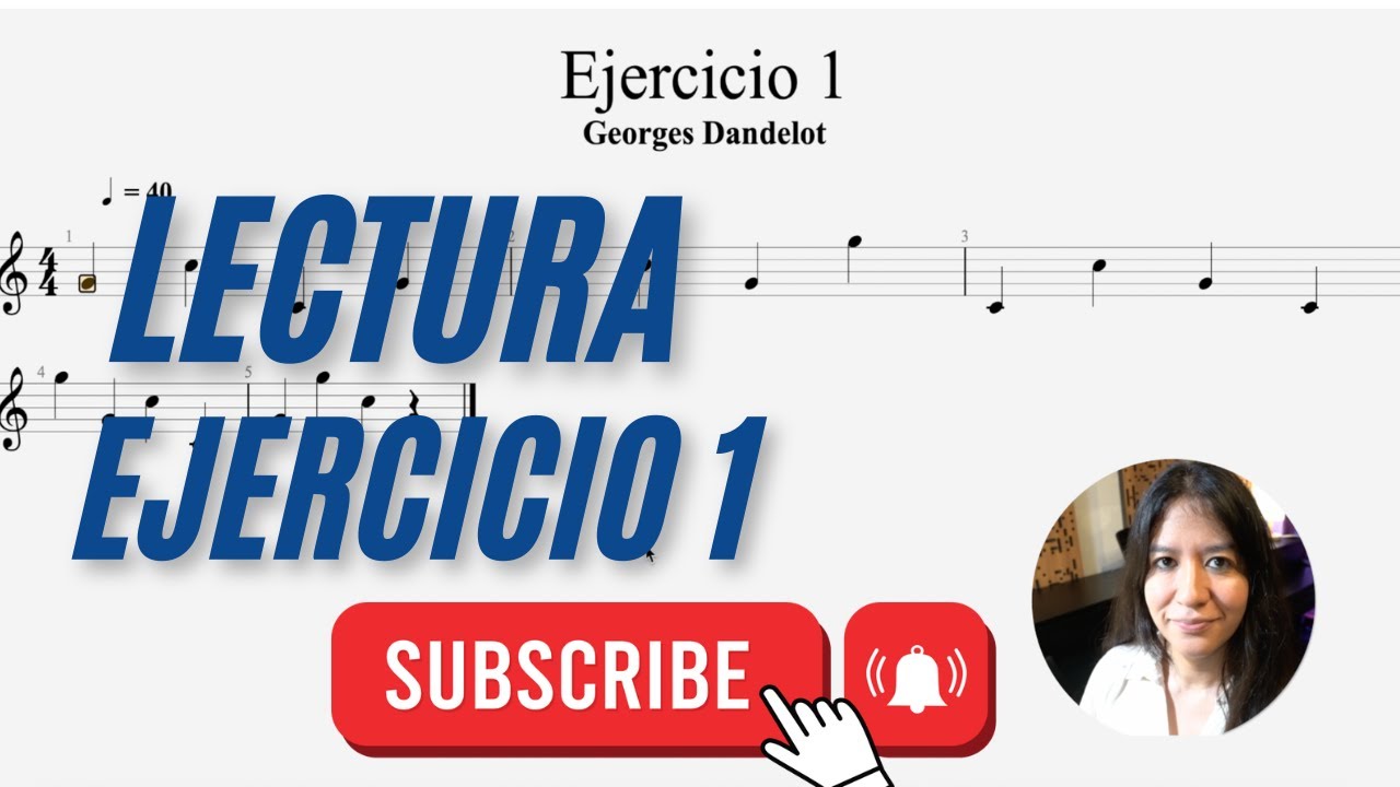 Lectura musical - ejercicio 1 I G. Dandelot