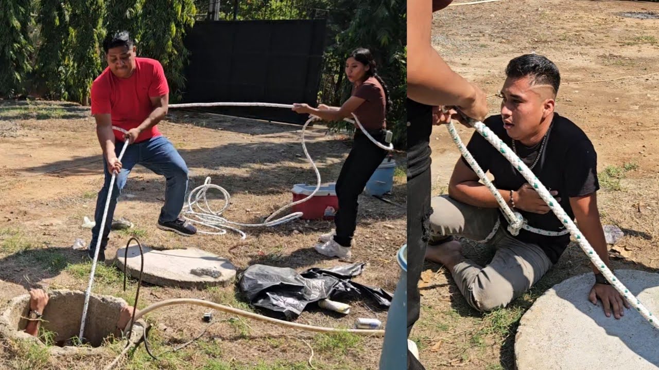 Guicho Casi se Mue/re dentro de el Poso, Habían Gases mortales 