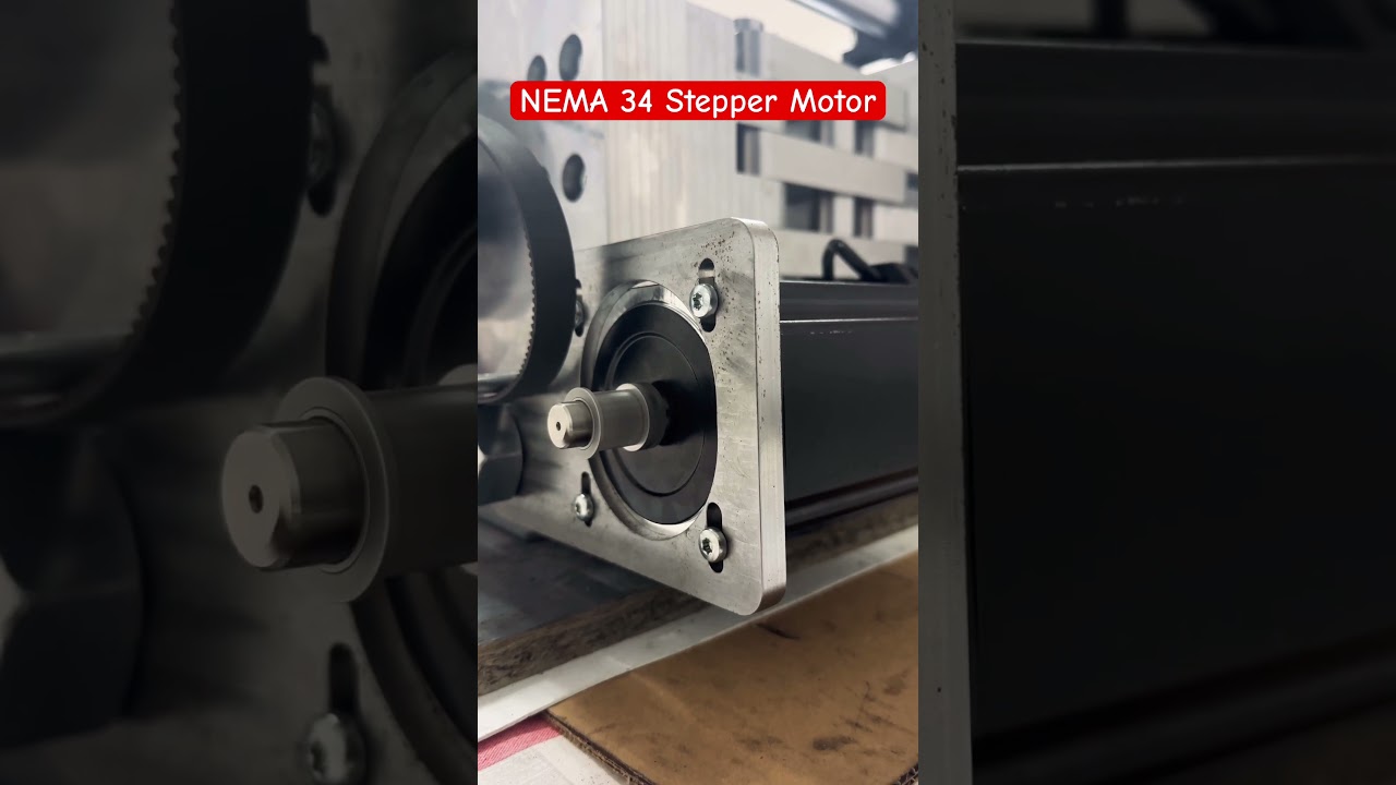NEMA 34 Stepper Motor 12,5Nm - Full Speed Test - Acceleration - Injection Molding Machine