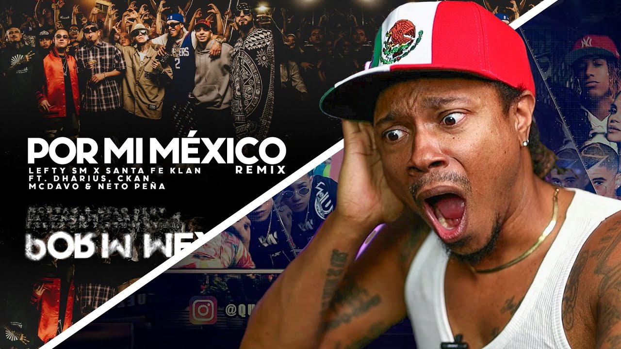 Por Mi Mexico Remix - Lefty SM (Quezzy The CEO - El Afroamericano Reaccionando)