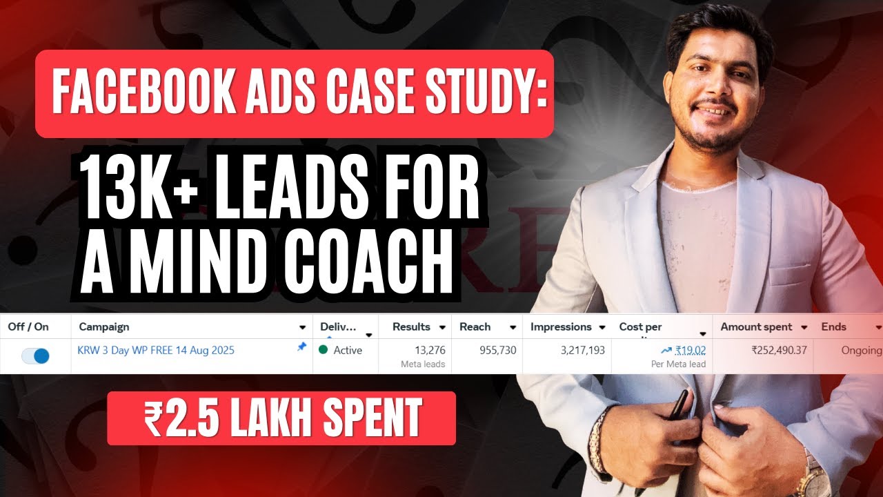 How I Generated 13,000+ Leads for My Mind Coach Client”