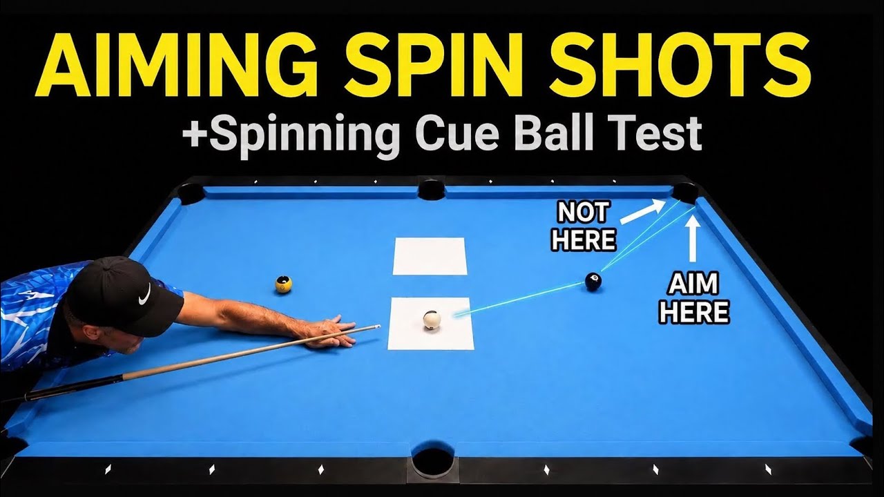Aiming for object ball throw (Free Pool Lessons/Throw Part 1)