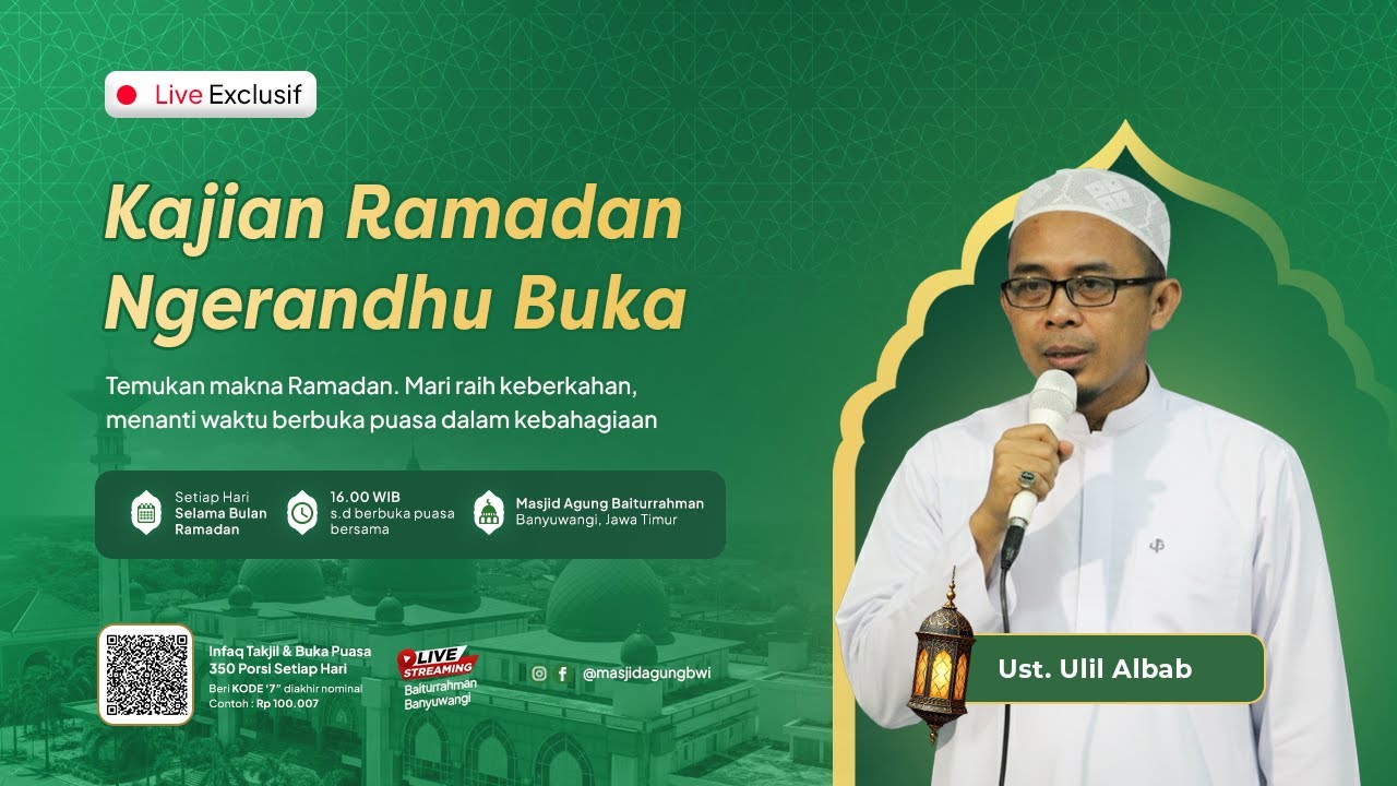 🔴LIVE KAJIAN RAMADHAN NGERANDU BUKO | TPQ SAFINDA