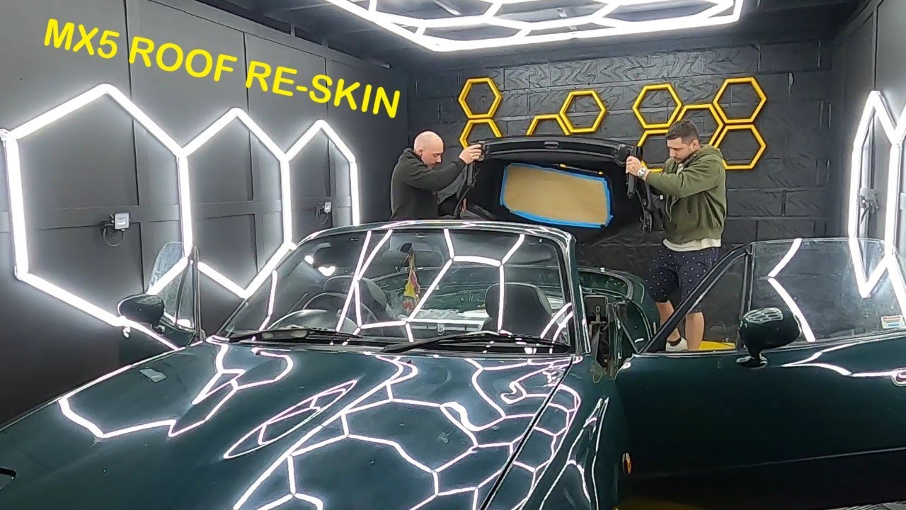 HOW TO RE-SKIN AN MX5 MIATA SOFT-TOP ROOF