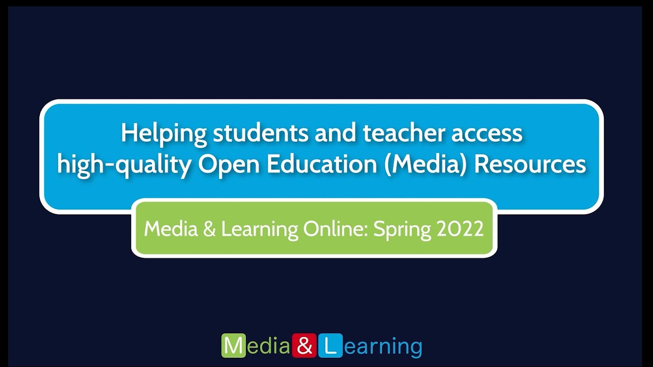 Helping students and teaching staff access high-quality Open Education (Media) Resources