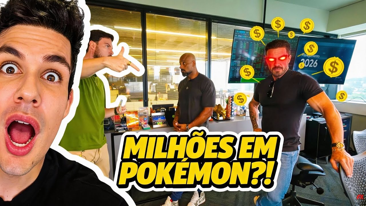 PRIMO RICO PAGOU MILHOES EM CARTINHAS DE POKEMON e RENATO CARIANI FICOU CHOCADO! REACT!