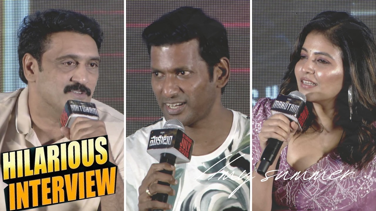 Makutam Team Q & A with Media at Second Single Launch Event | Vishal | Anjali | Makutam