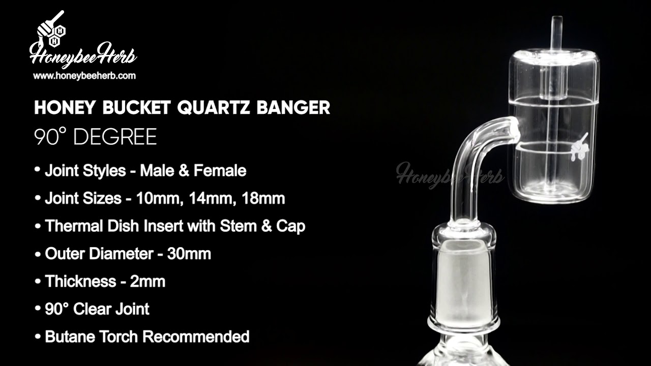 Honey Bucket Quartz Banger - 90&deg; Degree