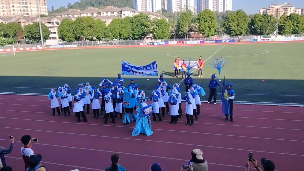 Perbarisan rumah sukan Nilam 💙Sekolah Menengah Pandan Indah 2025