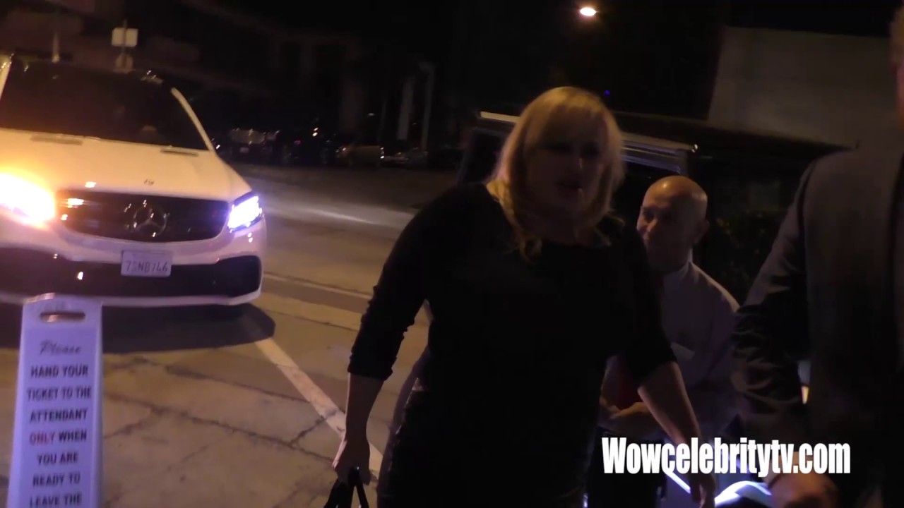 Rebel Wilson spotted at Craig's in Hollywood