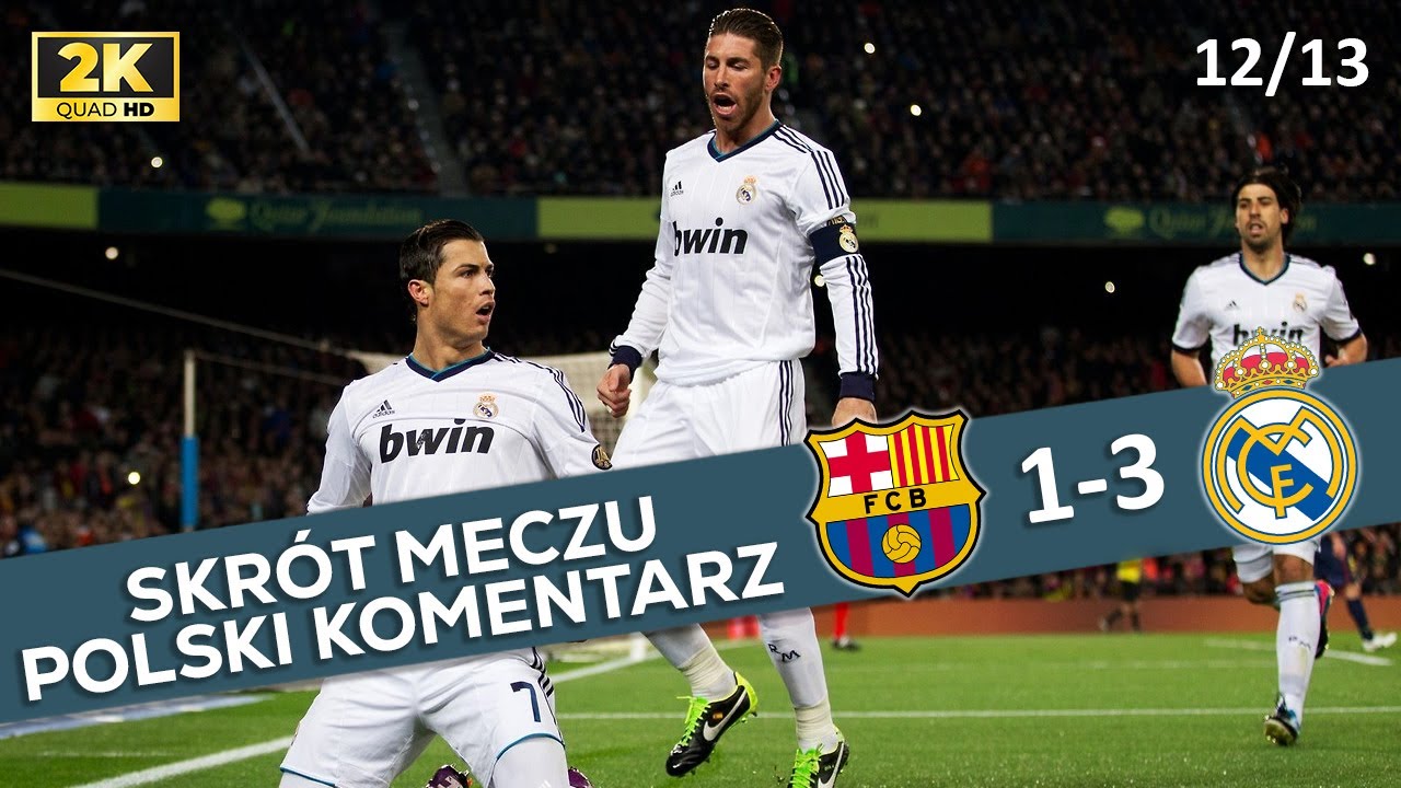 FC Barcelona - Real Madryt 1:3, Puchar Hiszpanii 2012/13, Polski Komentarz ᴴᴰ