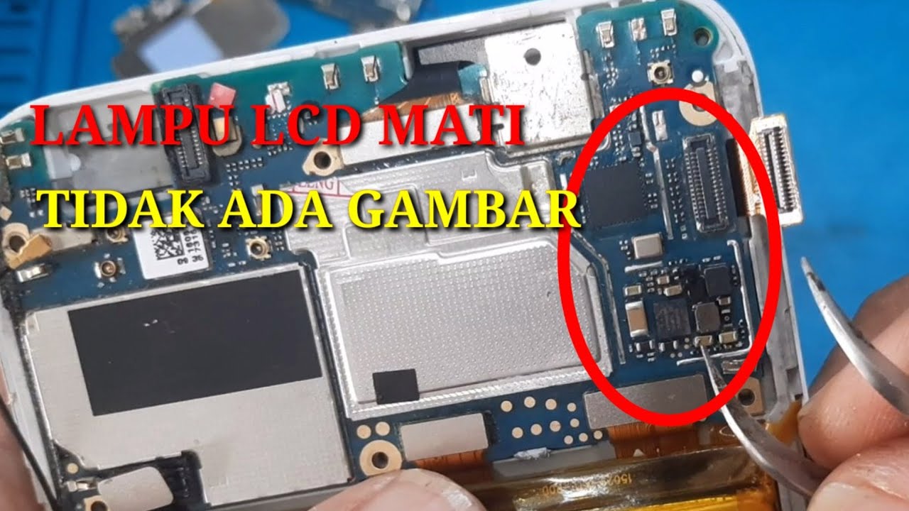 OPPO F1S CHINA LAMPU LCD MATI dan TIDAK TAMPIL GAMBAR