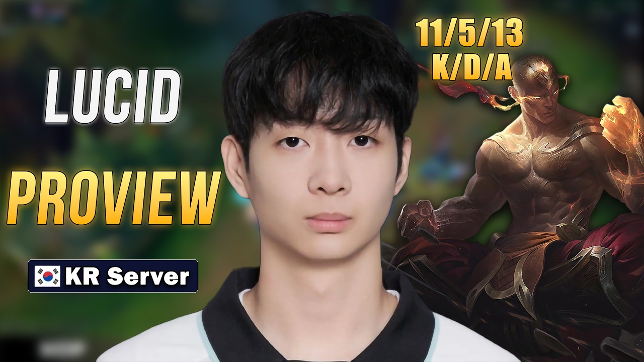 Lucid Jungle Proview  Lee Sin vs Vi | Korean Challenger POV
