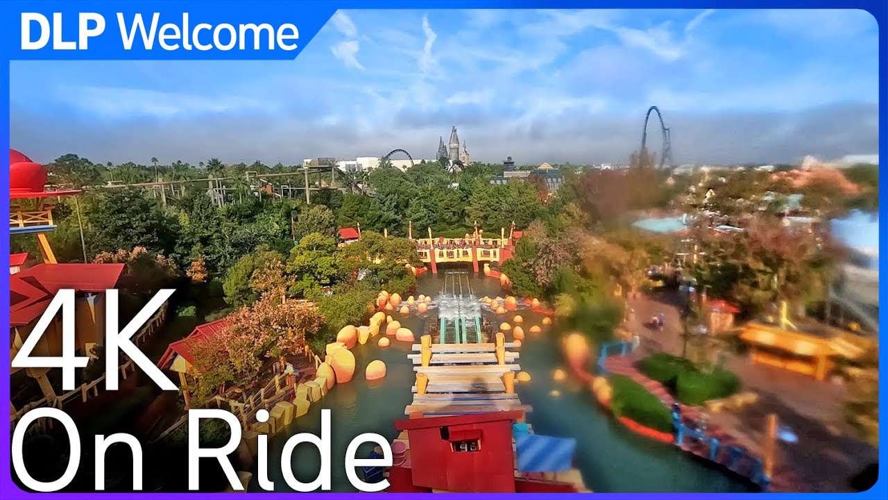 [4K] Dudley Do-Right's Ripsaw Falls - On Ride 2022 - Universal Orlando Resort - Islands of Adventure