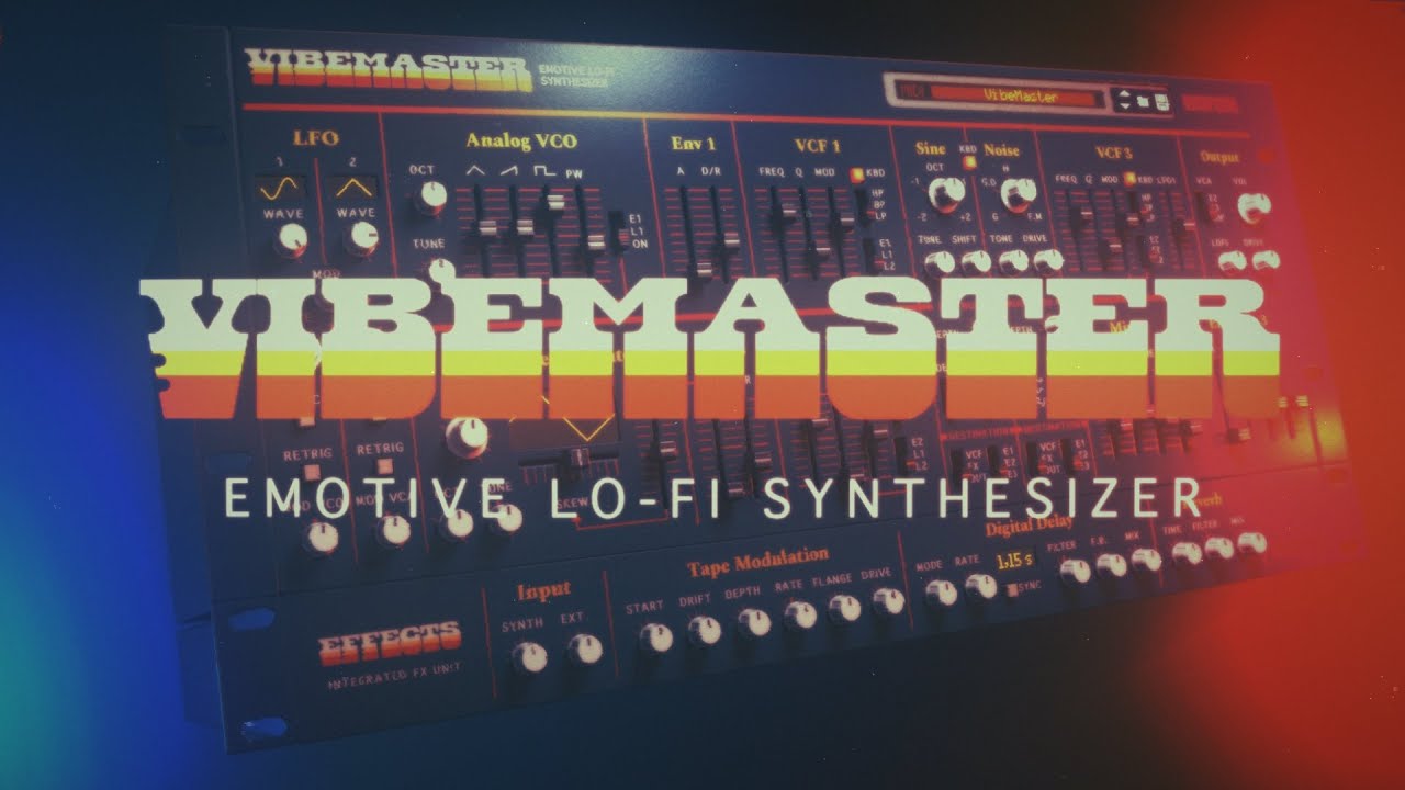 VibeMaster Synth - Rack Extension for Reason - Announcement