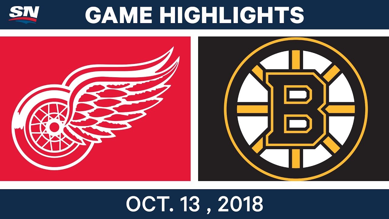 NHL Highlights | Red Wings vs. Bruins- Oct. 13, 2018