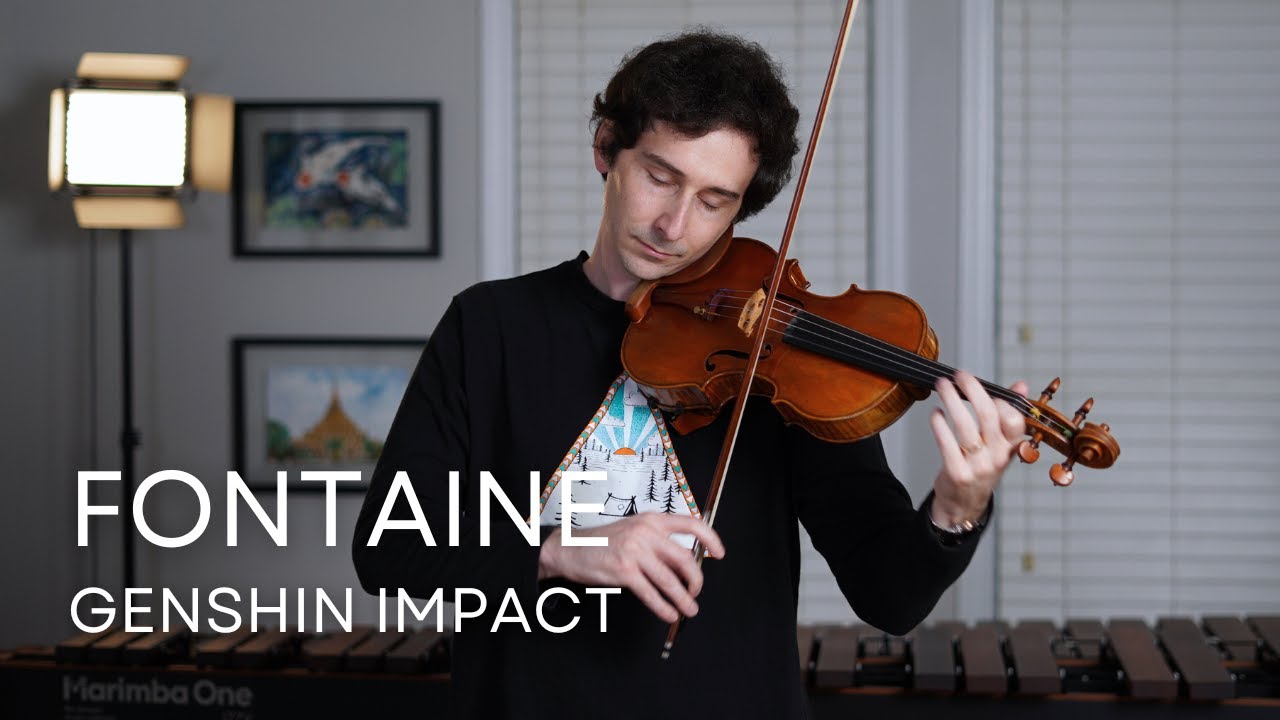 Le Souvenir avec le Crepuscule - Genshin Impact (Violin Percussion)