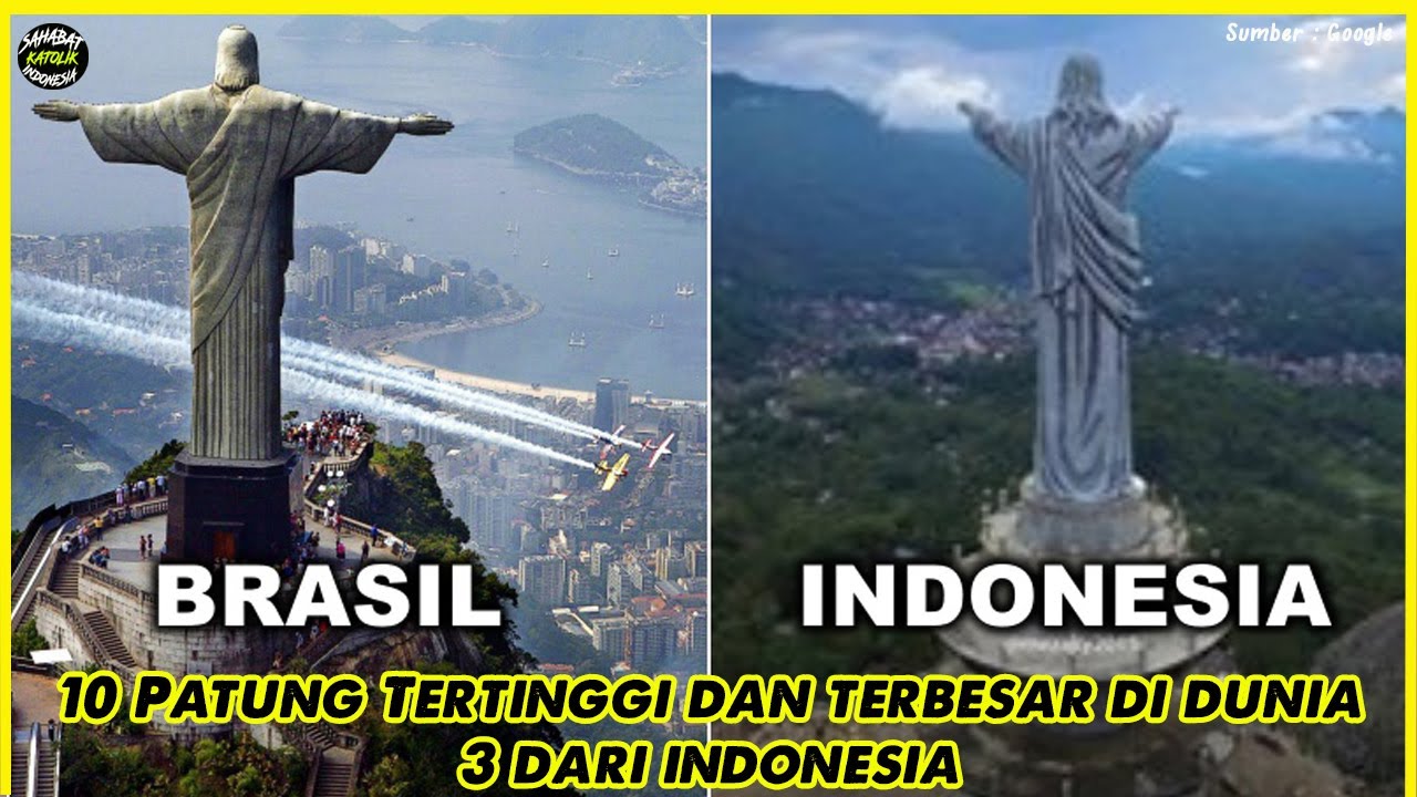 10 Patung Tertinggi, Terbesar dan Termegah di Dunia.
