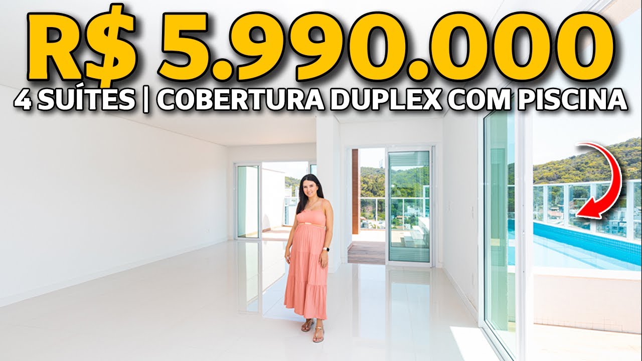 Cobertura Duplex com PISCINA na Praia Brava em Itaja&iacute; | Ed. Solares da Brava